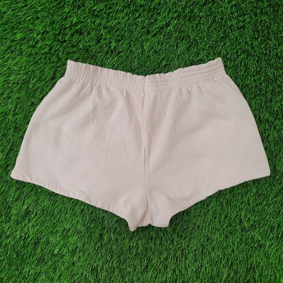 Vintage 80s Gym Shorts Womens M/L Pink USA - Picture 2 of 13